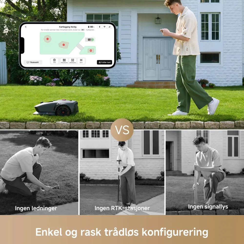 MOVA Hage|Gressklippere|1000 Robotgressklipper