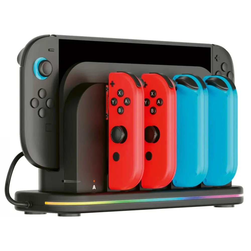 Nacon Håndkontroller|Multicharge Dock Station RGB for Switch 2