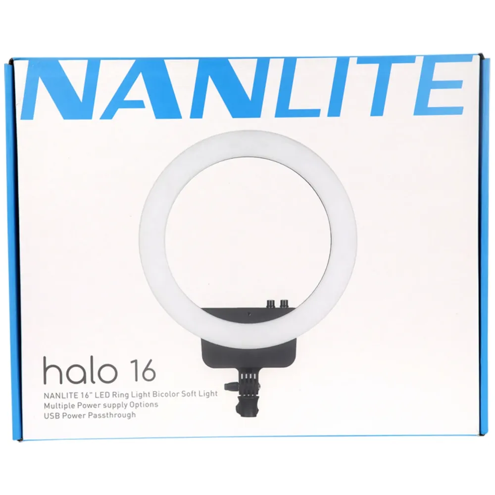 Nanlite Foto Og Video|Streaming|Halo 16 LED-ringbelysning