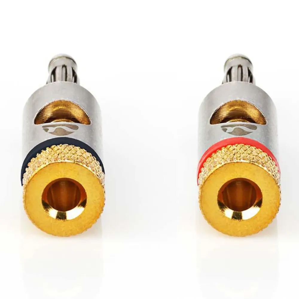 Nedis Lyd- & Videokabler|Bananplugger, 2-pk.