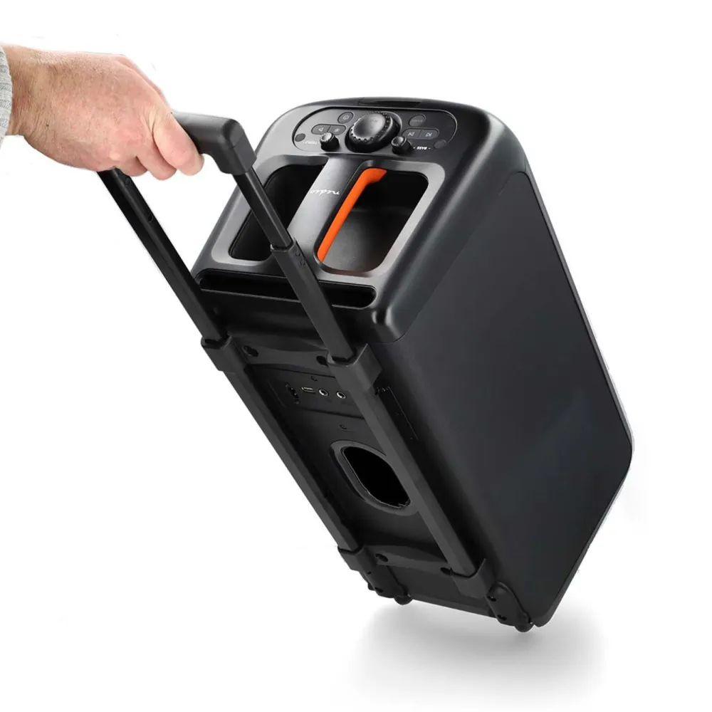 Nedis Høyttaler|Kalas & Fest|Bluetooth Party Speaker med karaokefunksjon