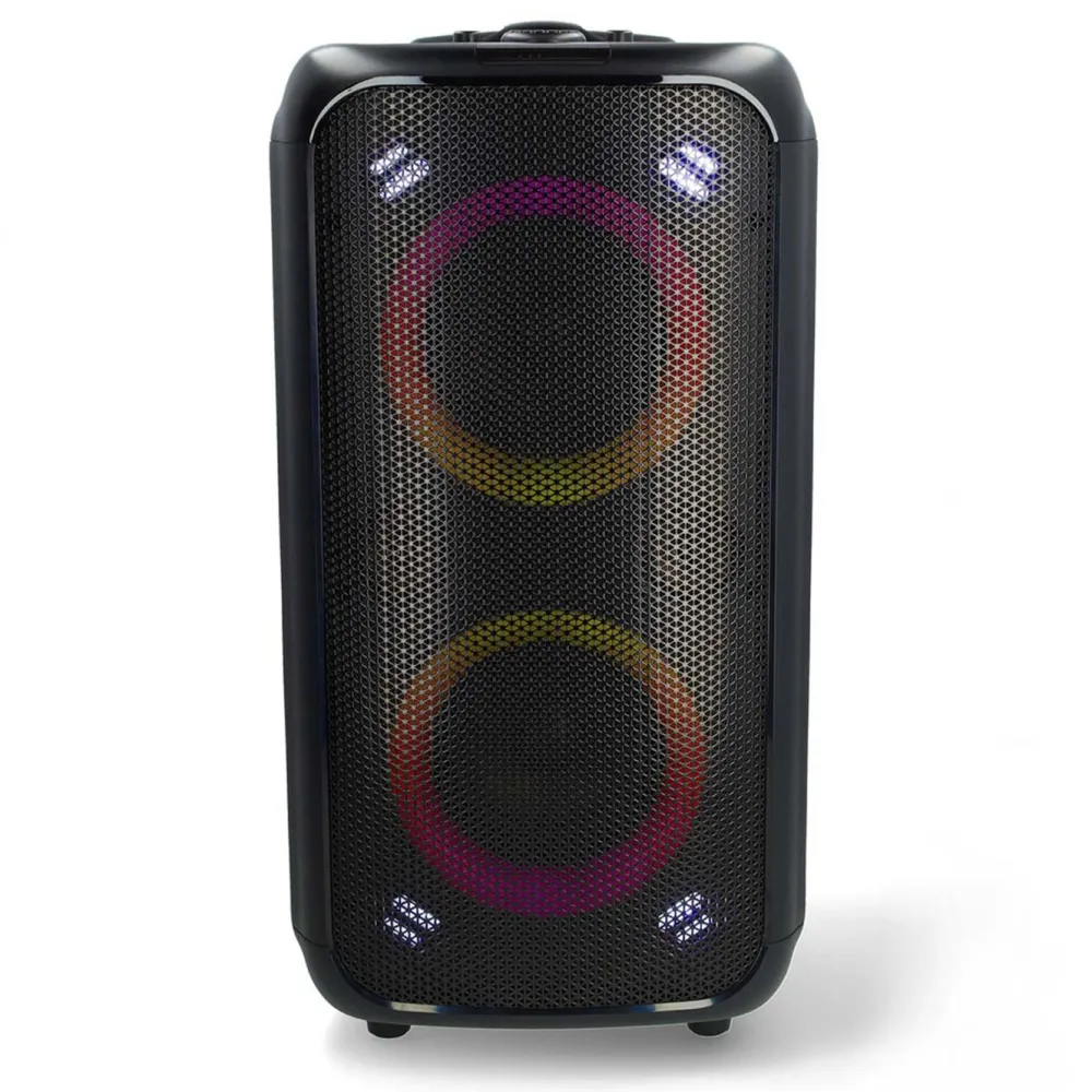 Nedis Høyttaler|Kalas & Fest|Bluetooth Party Speaker med karaokefunksjon