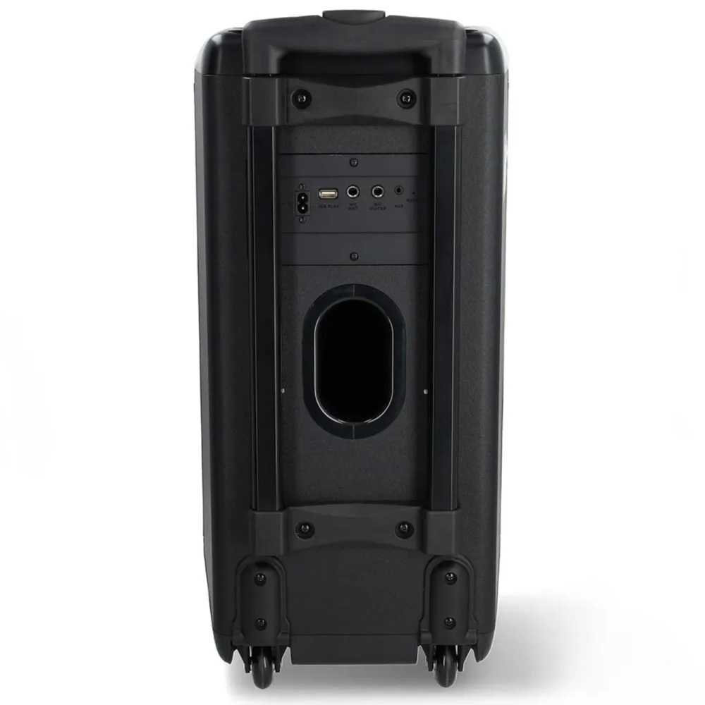 Nedis Høyttaler|Kalas & Fest|Bluetooth Party Speaker med karaokefunksjon
