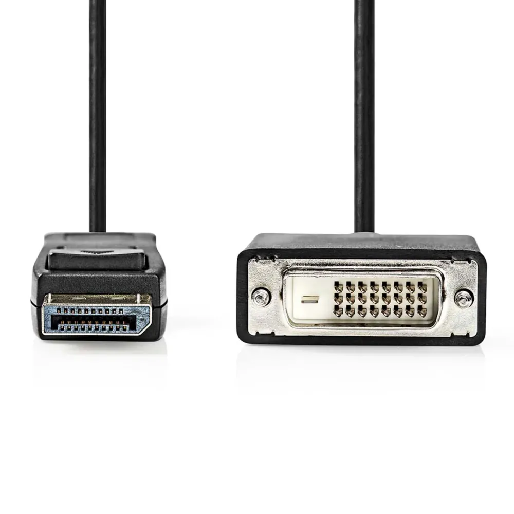 Nedis Kabler Til Datamaskin|Kabler Og Adaptere|Displayport til DVI-kabel 1 m