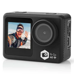 Nedis Foto Og Video|4K-actionkamera med to skjermer