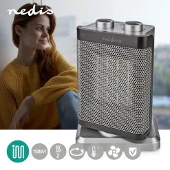 Nedis Inneklima|Keramisk Vifteovn 1500 W