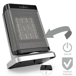 Nedis Inneklima|Keramisk Vifteovn 1500 W