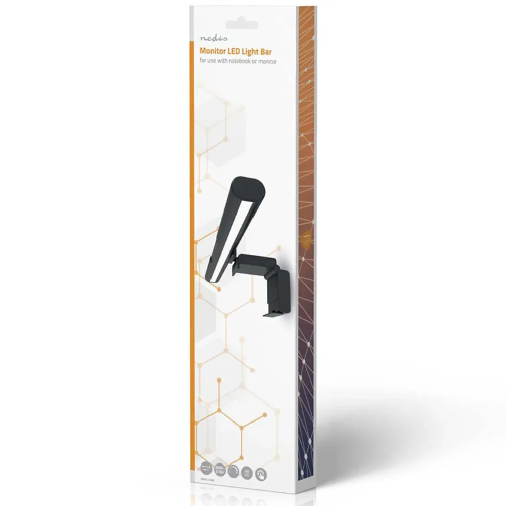 Nedis Belysning For Dataskjerm & Skrivebord|Hjemmekontor|Monitor LED Light Bar