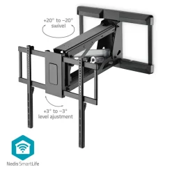 Nedis Tv Og Tilbehør|Motorisert TV-veggfeste 37–75