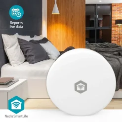 Nedis Smarte Sensorer|SmartLife luftkvalitetsmåler med CO₂-sensor og wifi
