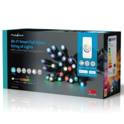 Nedis Smart Belysning|Utendørs Belysning|SmartLife Lyslenke RGB+ 10,8 m
