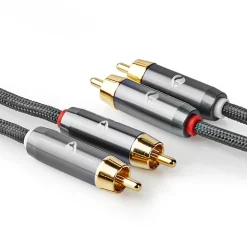 Nedis Lyd- & Videokabler|Stereolydkabel med doble RCA-kontakter 2 m