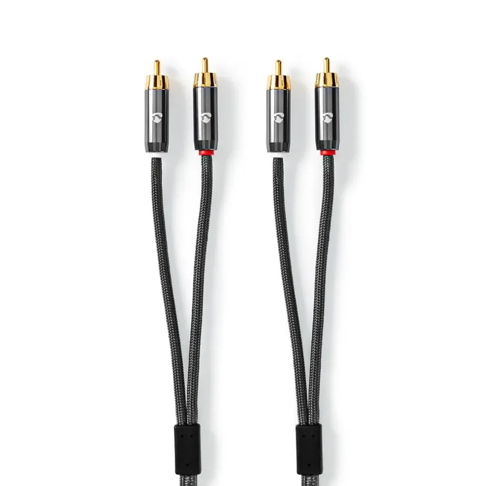 Nedis Lyd- & Videokabler|Stereolydkabel med doble RCA-kontakter 2 m