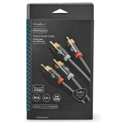 Nedis Lyd- & Videokabler|Stereolydkabel med doble RCA-kontakter 2 m