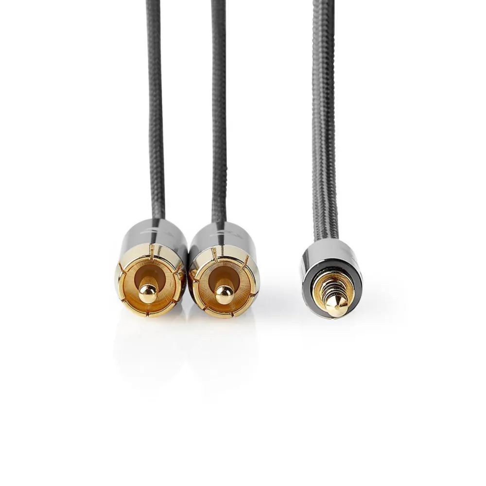 Nedis Lyd- & Videokabler|Stereolydkabel 3,5 mm til 2x RCA 5 m