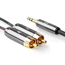 Nedis Lyd- & Videokabler|Stereolydkabel 3,5 mm til 2x RCA 5 m