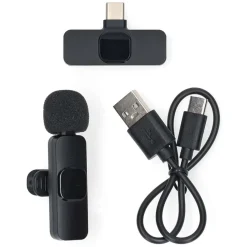 Nedis Mikrofoner|Trådløs myggmikrofon for USB-C-port