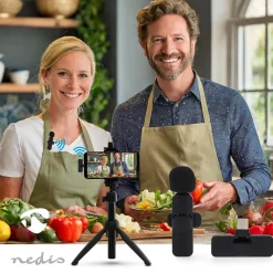 Nedis Mikrofoner|Trådløs myggmikrofon for USB-C-port