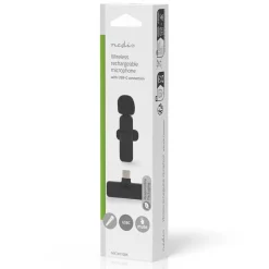 Nedis Mikrofoner|Trådløs myggmikrofon for USB-C-port