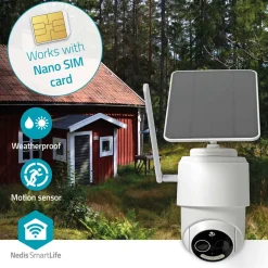 Nedis Kameraovervåking|Utendørskamera med 4G og solceller
