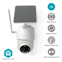 Nedis Kameraovervåking|Utendørskamera med 4G og solceller