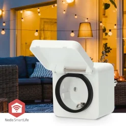 Nedis Fjernstrømbryter|Smarte Sensorer|Zigbee Fjernstrømbryter for utendørsbruk 3680 W