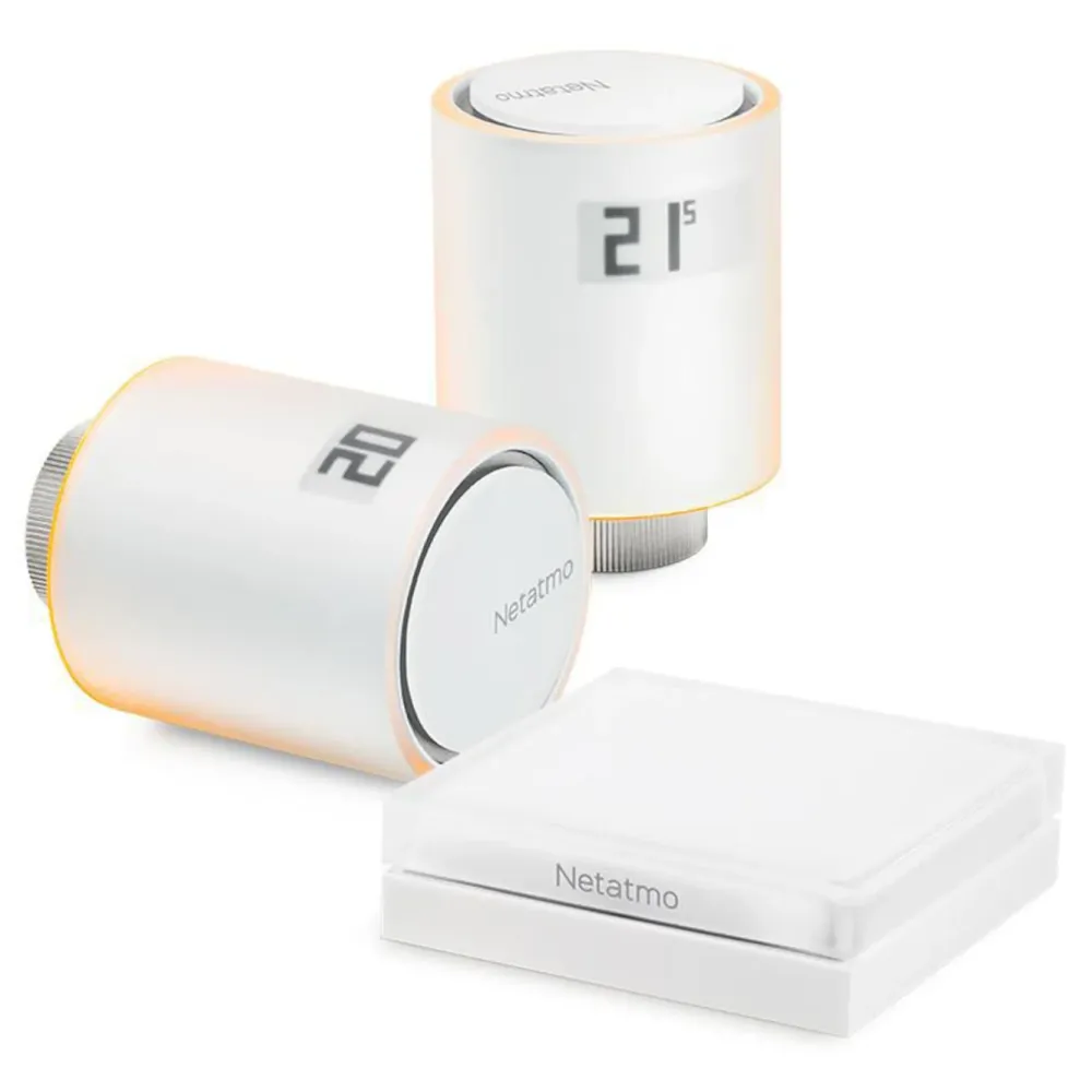Netatmo Inneklima|Temperaturkontroll|Radiator Starter Pack Smart termostat for element