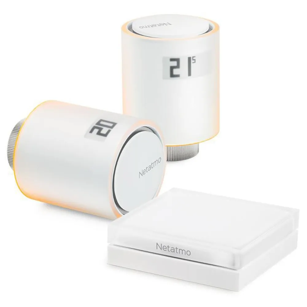 Netatmo Inneklima|Temperaturkontroll|Radiator Starter Pack Smart termostat for element