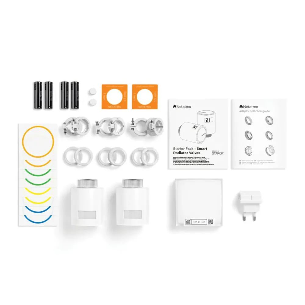 Netatmo Inneklima|Temperaturkontroll|Radiator Starter Pack Smart termostat for element