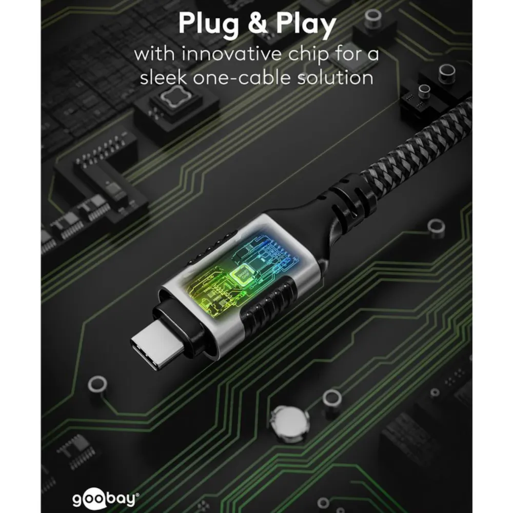 Kjell Nettverkskort For Kablet Nettverk17|Kabler For Nettverk|Nettverkskabel med USB-tilkobling USB-C 1 m