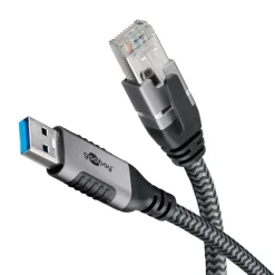 Kjell Nettverkskabler|Usb-A & B-Kabler|Nettverkskabel med USB-tilkobling USB-A 2 m