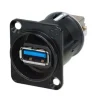 Neutrik Kabler Og Adaptere|Usb|USB 5 Gb/s-paneladapter