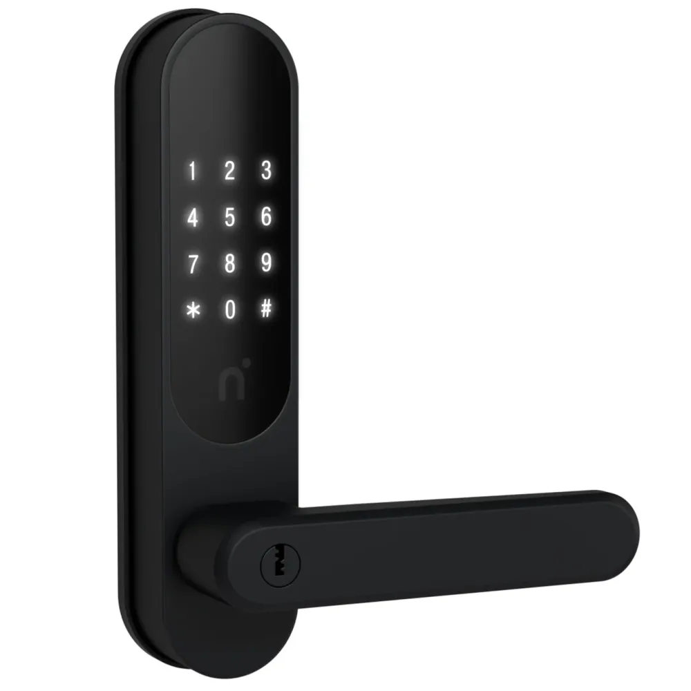 Nimly Låser|Smarte Lås|Touch Black Elektronisk dørlås