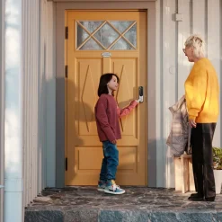 Nimly Låser|Smarte Lås|Touch Pro Elektronisk dørlås med fingeravtrykksleser