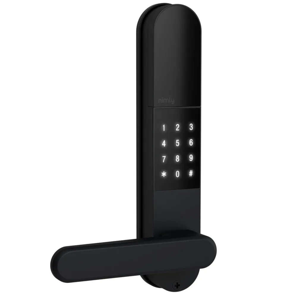 Nimly Låser|Smarte Lås|Touch Pro Elektronisk dørlås med fingeravtrykksleser