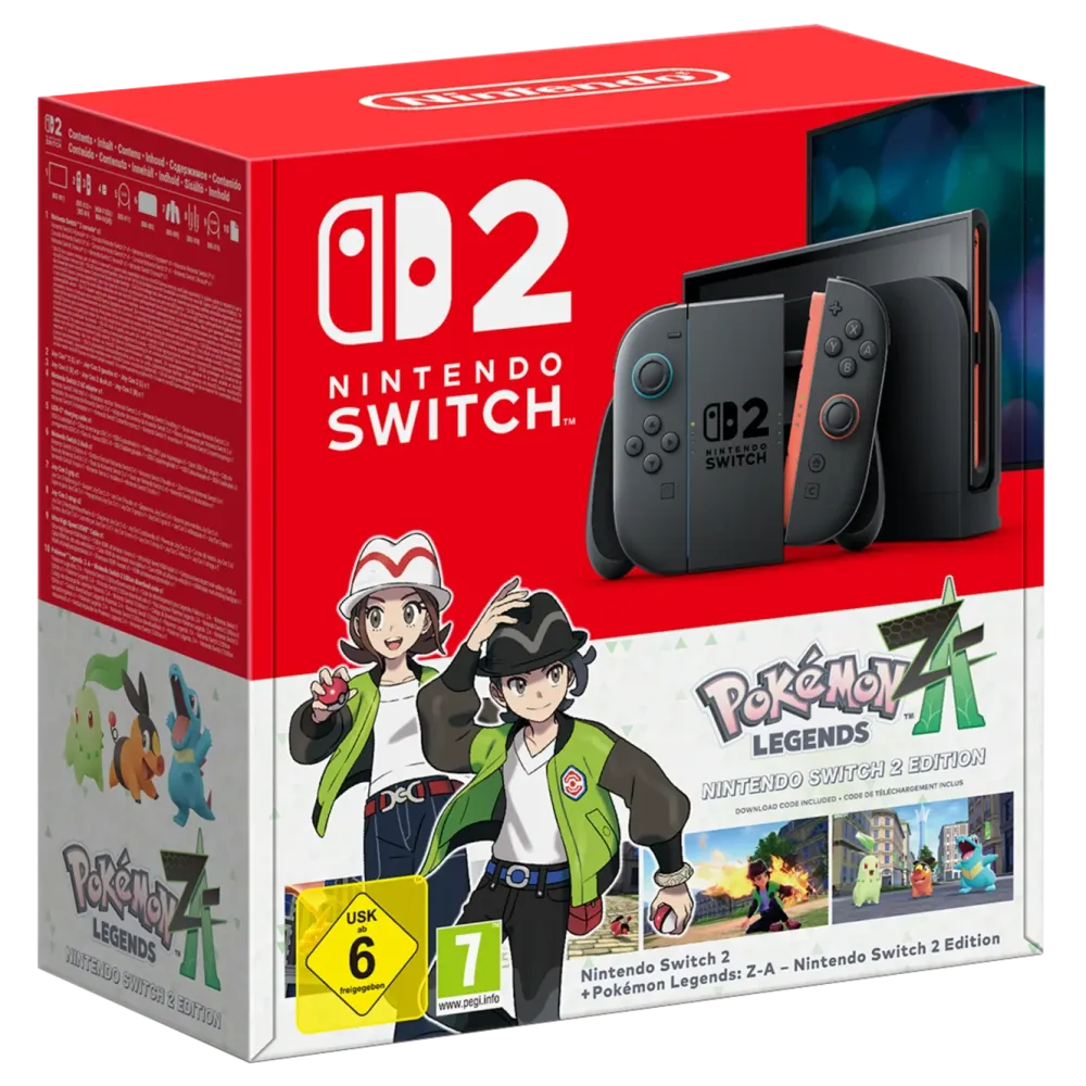Nintendo Spillkonsoll|Switch 2 Spillkonsoll 7,9" med Pokémon Legends: Z-A Bundle