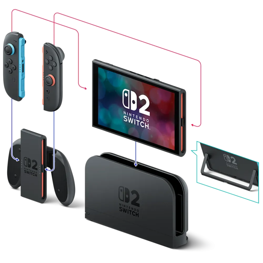 Nintendo Spillkonsoll|Switch 2 Spillkonsoll 7,9" med Pokémon Legends: Z-A Bundle