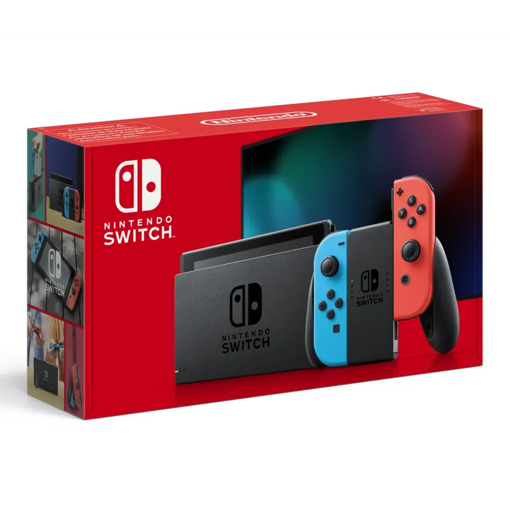 Nintendo Spillkonsoll|Switch (2019) Spillkonsoll 6,2” Rød/Blå