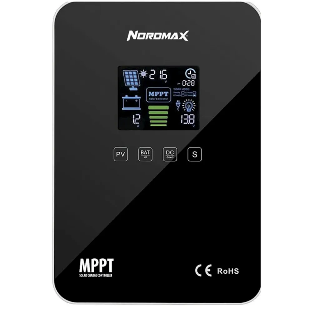 Nordmax Solceller Og Strømforsyning|MPPT Regulator med Bluetooth 20 A