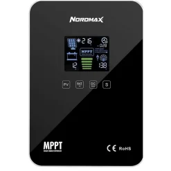 Nordmax Solceller Og Strømforsyning|MPPT Regulator med Bluetooth 40 A