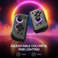 NYXI Skjermbeskytter Og Deksel|Gamingskjermer|Hyperion 2 Joy-Con til Nintendo Switch Svart
