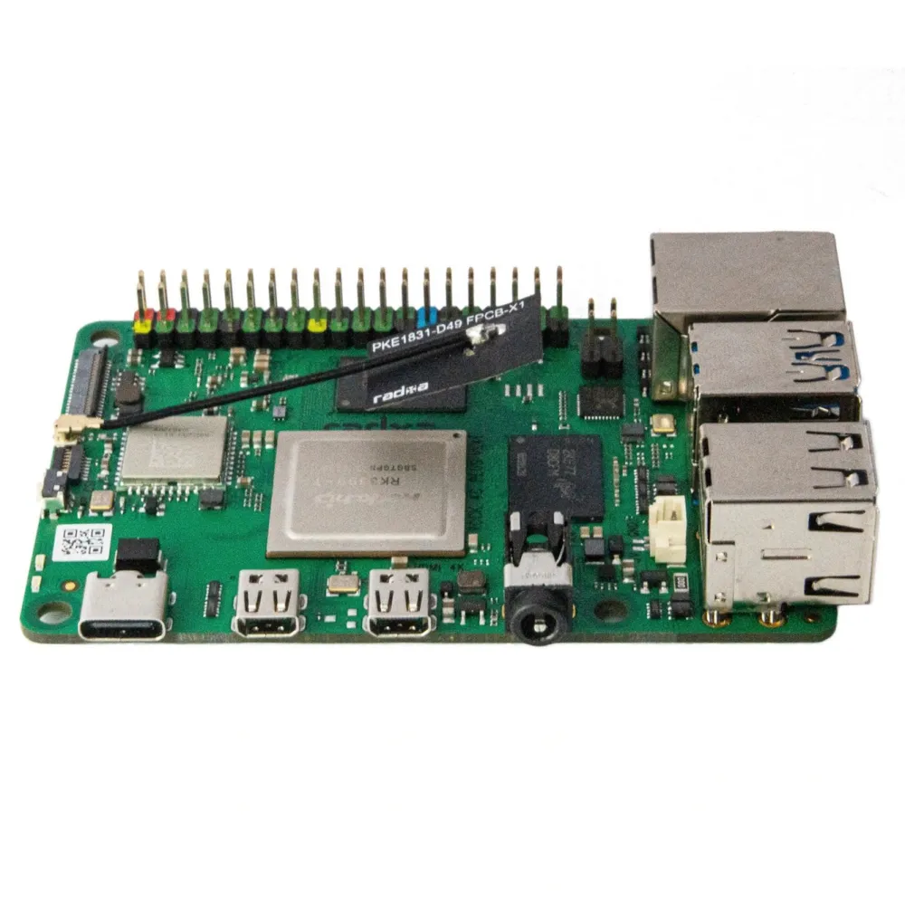 OKdo Ettkortsdatamaskin|Radxa Rock 4C+ Ettkortsdatamaskin med 4 GB RAM