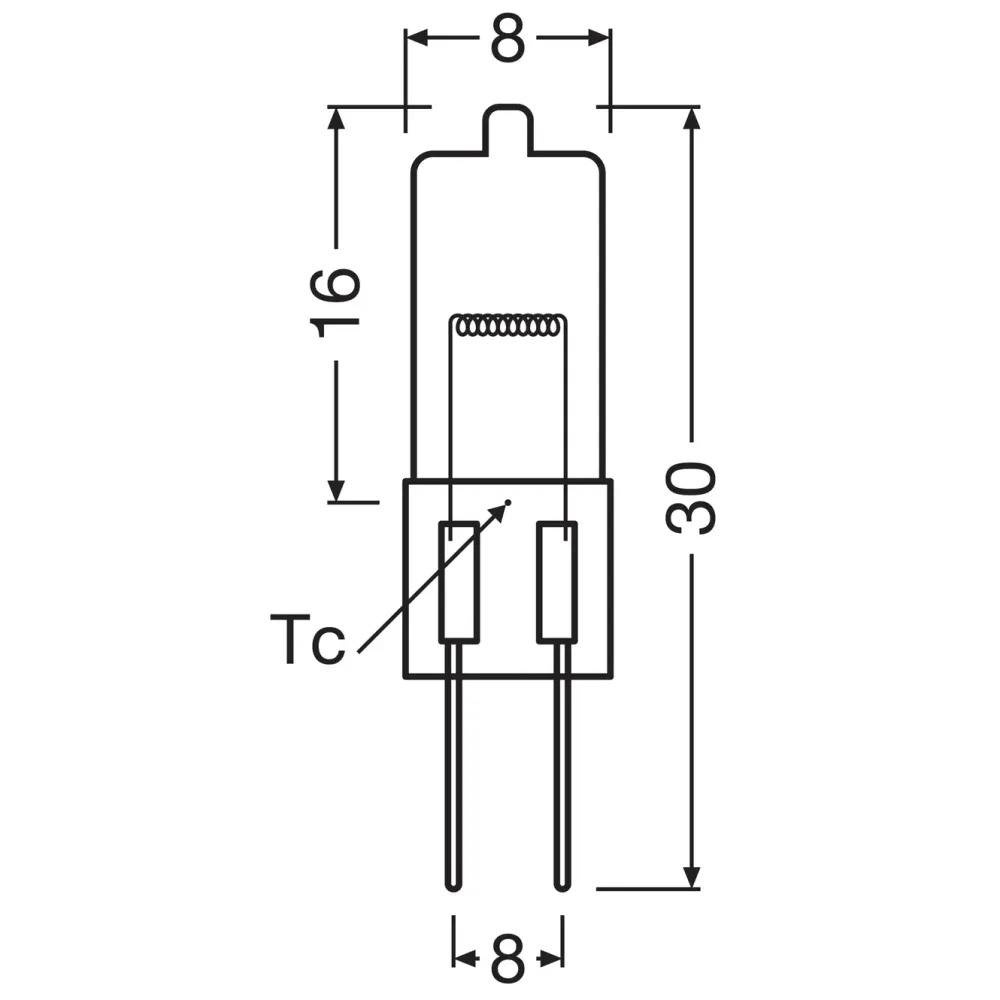 Osram Lyskilder|Halostar Oven ovnspære G4 20 W 2-pk.