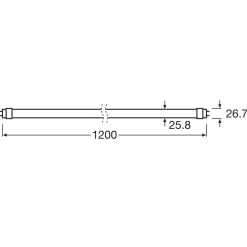 Osram Lyskilder|LED-lysrør T8 (G13) 1620 lm