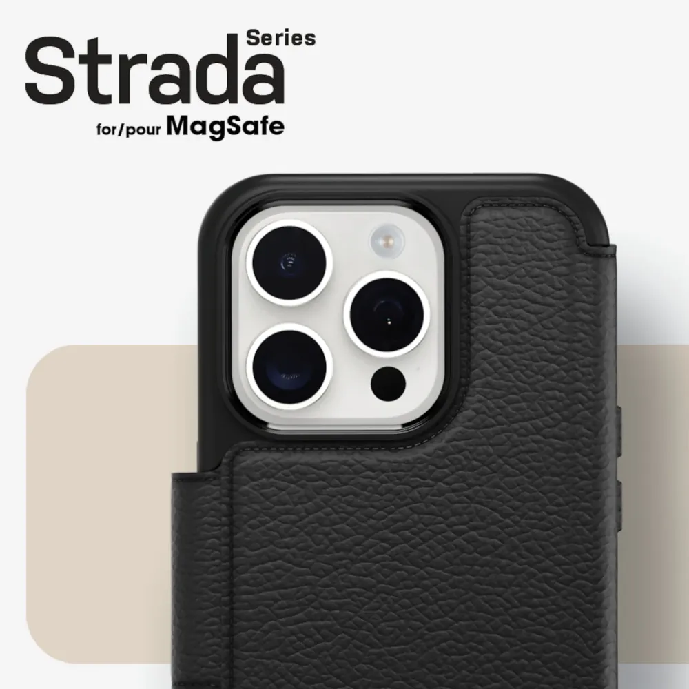 Otterbox Iphone-Tilbehør|Strada med Magsafe Etui for iPhone 15