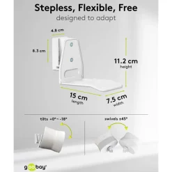 Kjell Høyttaler|Stemmeassistenter|2-pakke Høyttalerfeste for Sonos Era 300
