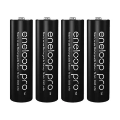 Panasonic Eneloop Batterier|Batterier|Pro Oppladbare AA-batterier 2500 mAh 4-pk.