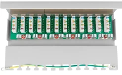 Kjell Tilbehør Og Installasjon|Kabler For Nettverk|Patchpanel 12 porter Cat. 6