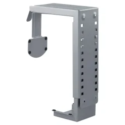Kjell Datatilbehør|Ergonomi|PC-holder for montering i bord eller vegg - Sølv