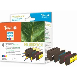 Peach Skrivere Og Tilbehør|Blekkpatron tilsvarer HP 950XL og 951XL 4-pk.